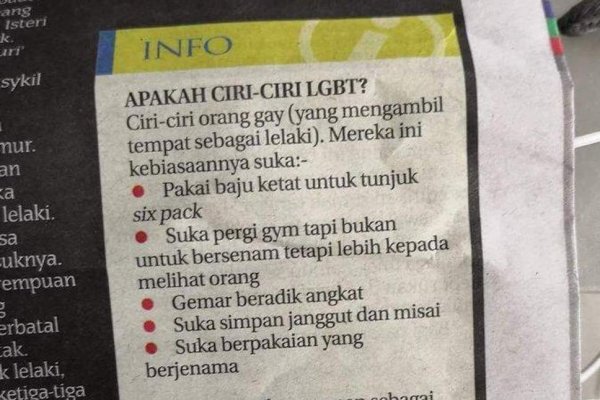 malaysia how to spot a gay