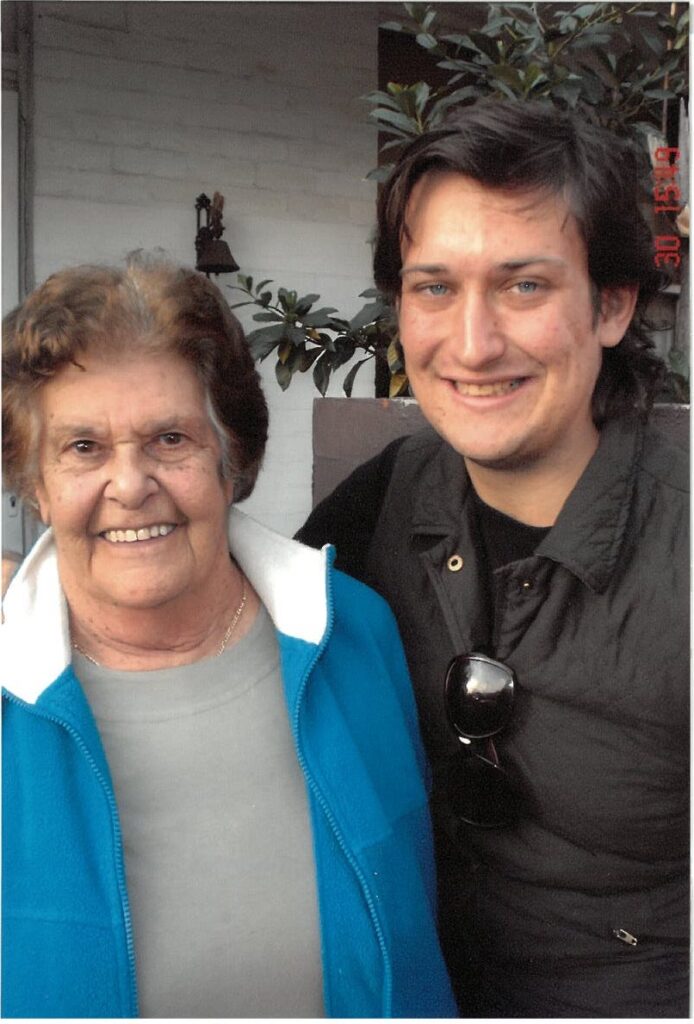 Dan with his Aunt Rita