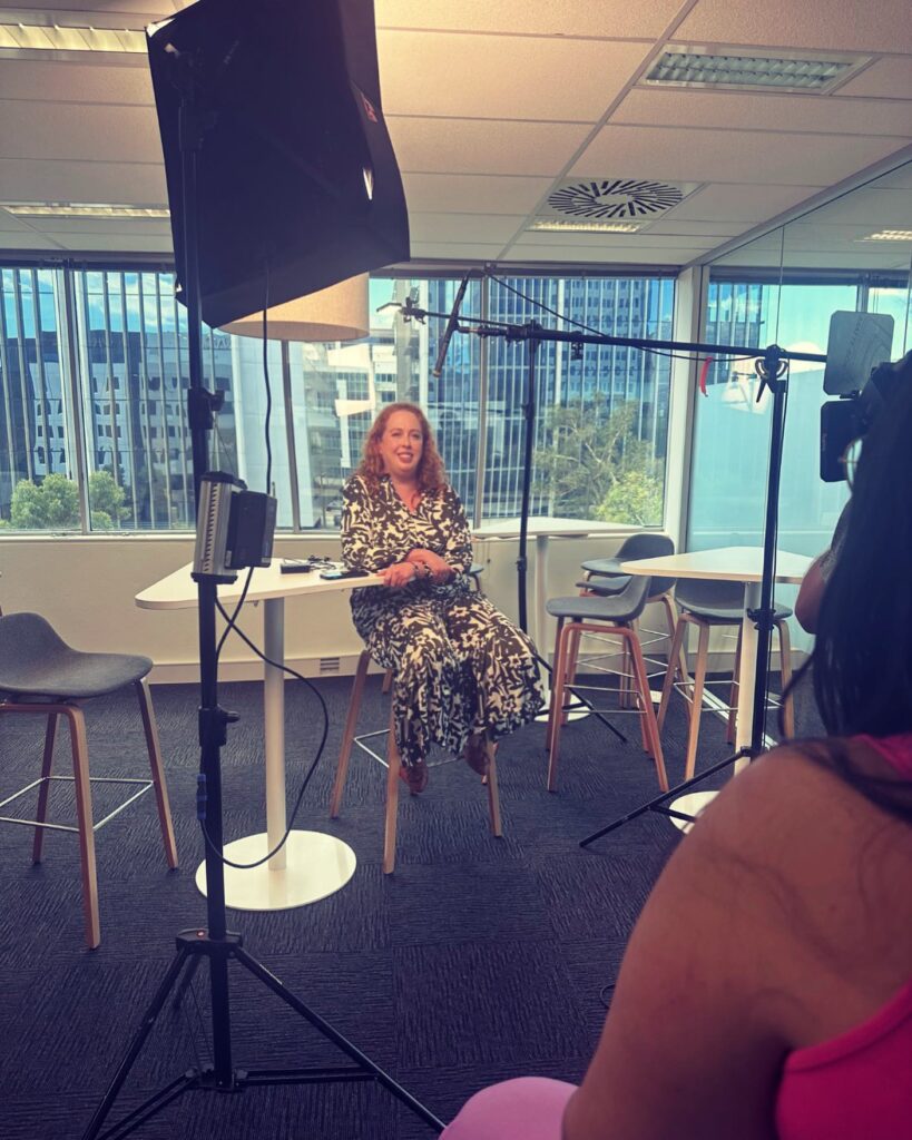 Last week Kat Berney did numerous media interviews last week explaining that online dating and safety was more complex that just ID verification. Picture: Supplied 