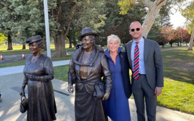 Two daring Dames recognised at Parliament House