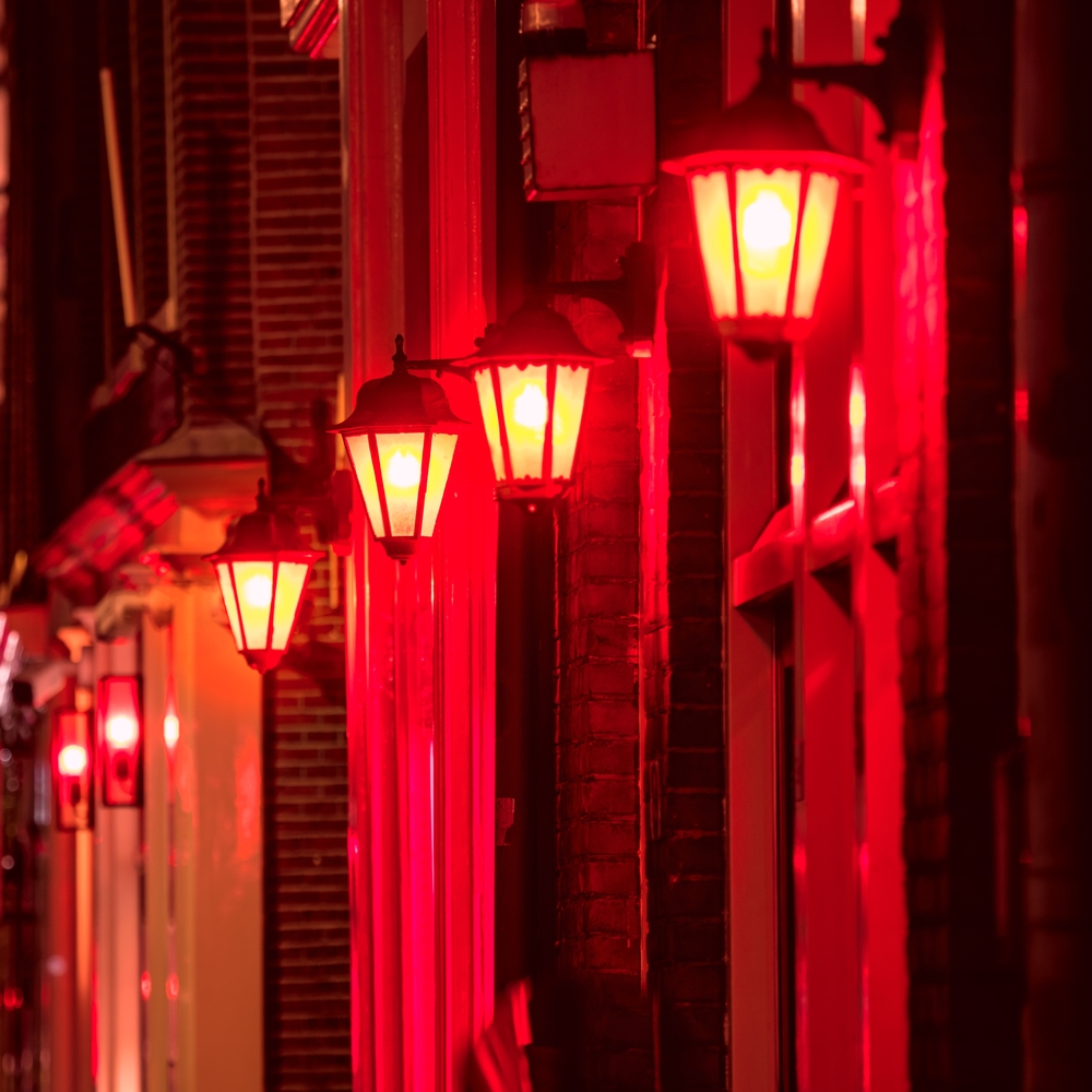 Red light district at night. Picture: Adobe 
