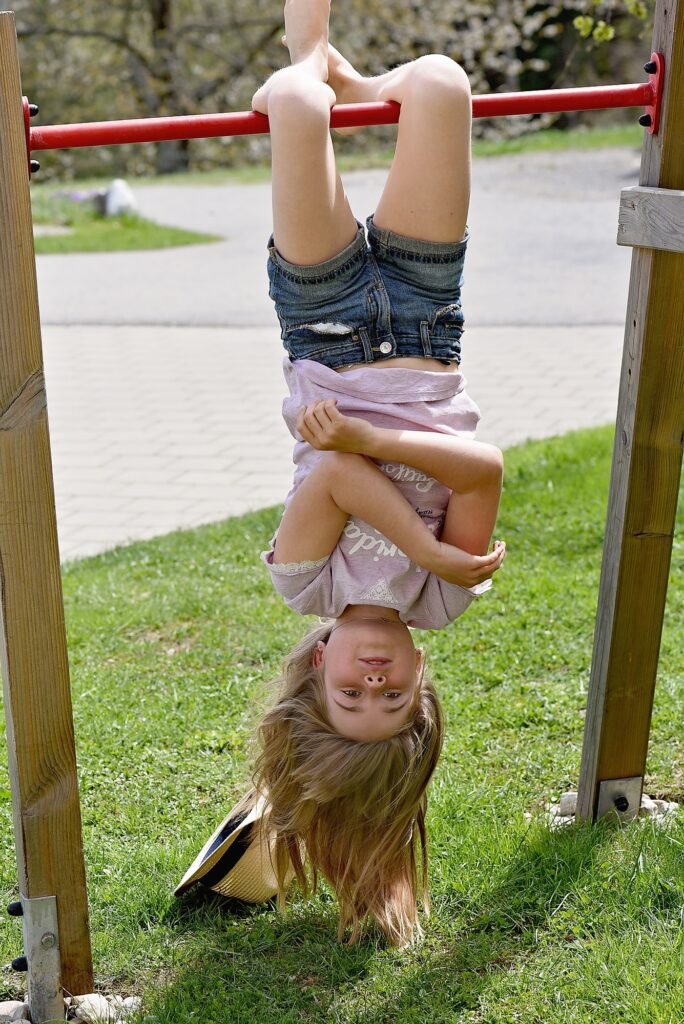 Girl upside down: Picture: Pixabay
