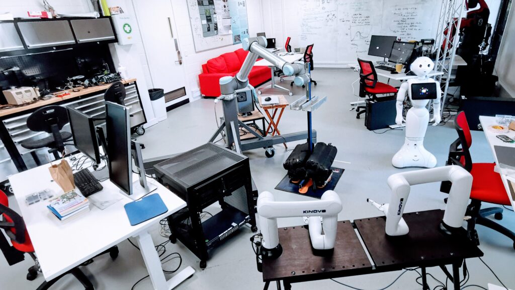The Collaborative Robotics Lab at the University of Canberra.